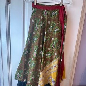 Recycled Sari Skirt